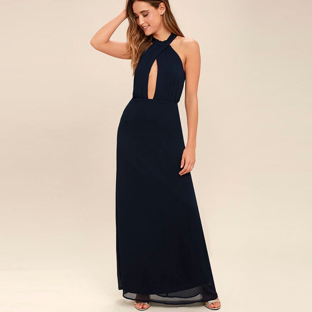 Navy Blue Gown